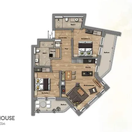 Lejlighed Beachhouse Bansin App 02